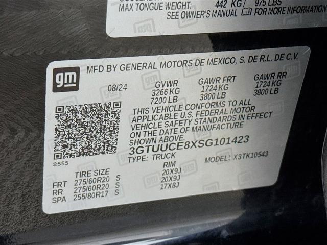 2025 GMC Sierra 1500 4WD Crew Cab Short Box Elevation with 3SB