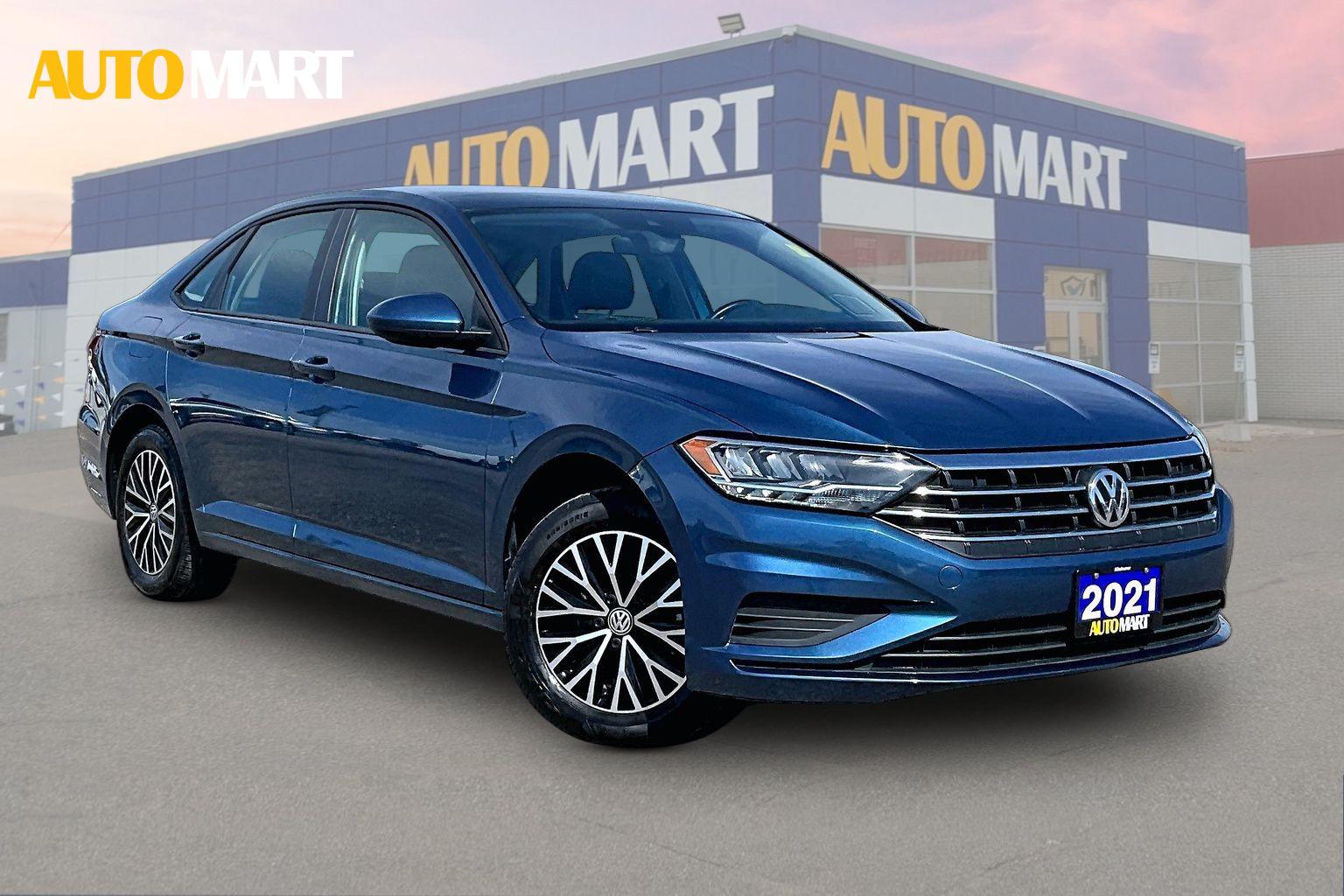 Silk Blue Metallic 2021 Volkswagen Jetta Highline FWD Sedan Automatic
