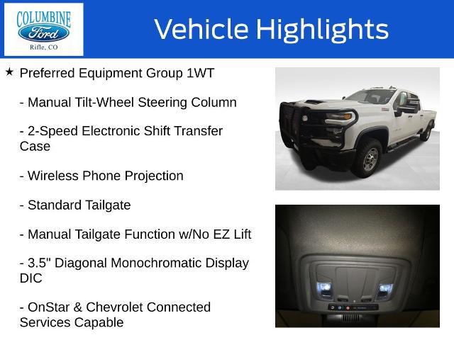2024 Chevrolet Silverado 2500HD 4WD Crew Cab Long Bed Work Truck
