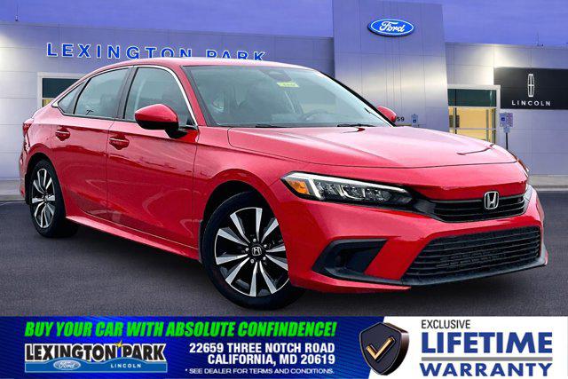 2022 Honda Civic EX for sale in California, MD