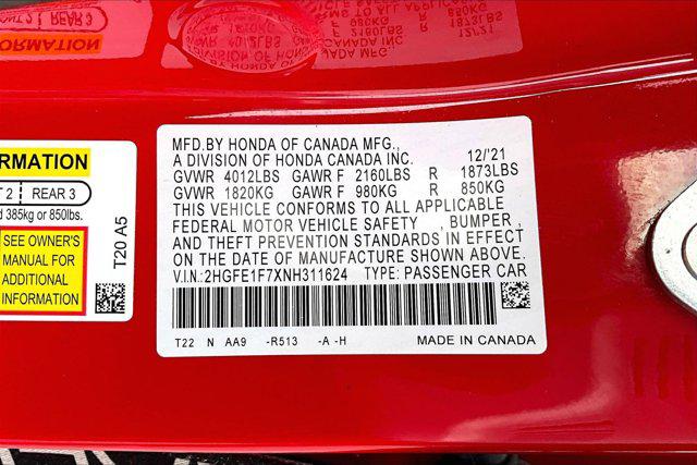 2022 Honda Civic EX