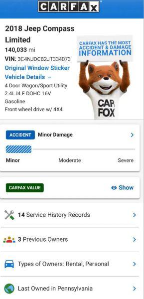 2018 Jeep Compass Limited 4x4