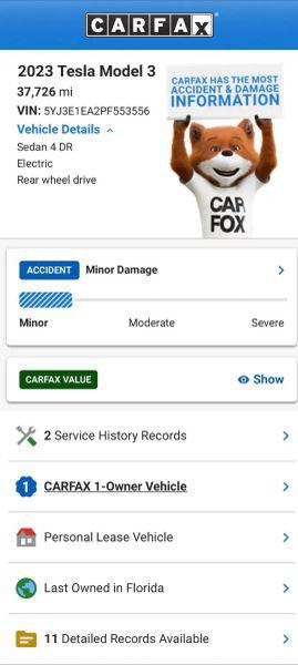 2023 Tesla Model 3 Rear-Wheel Drive