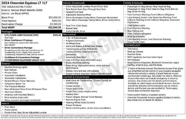 2024 Chevrolet Equinox AWD LT