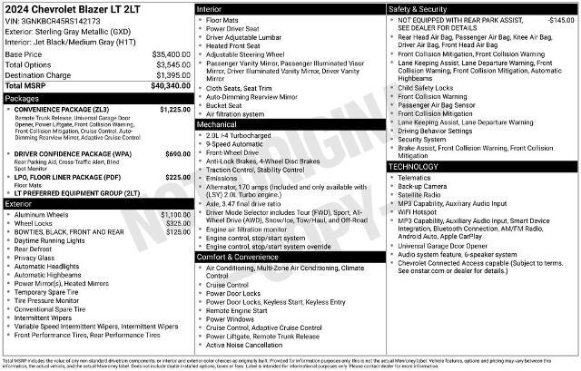 2024 Chevrolet Blazer FWD 2LT