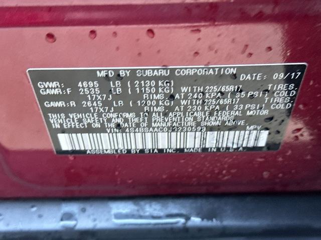 2018 Subaru Outback 2.5i