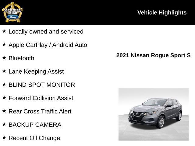 2021 Nissan Rogue Sport S FWD Xtronic CVT
