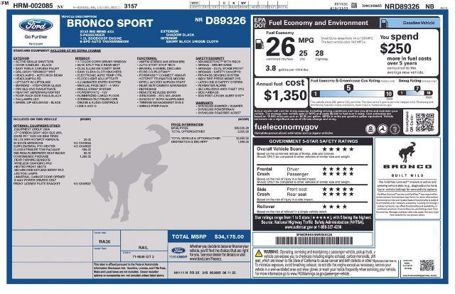 2022 Ford Bronco Sport Big Bend for sale in El Dorado Springs, MO