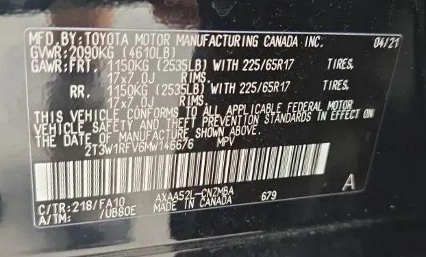 2021 Toyota RAV4 XLE