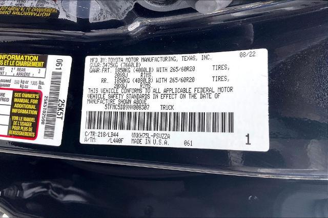 2022 Toyota Tundra 1794 Edition
