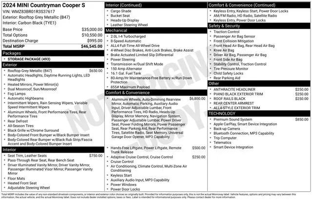 2024 MINI Cooper Countryman Cooper S