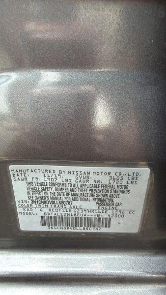 2020 Nissan Versa S Xtronic CVT