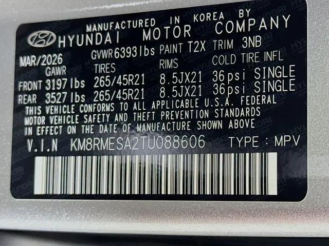 2026 Hyundai Palisade Hybrid Calligraphy