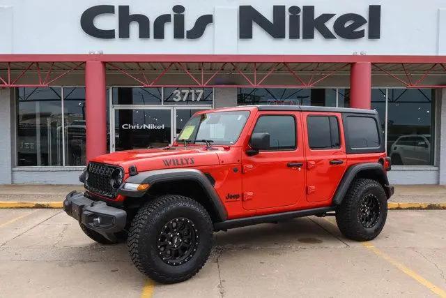 2025 Jeep Wrangler 4-Door Willys 4x4 for sale in Broken Arrow, OK
