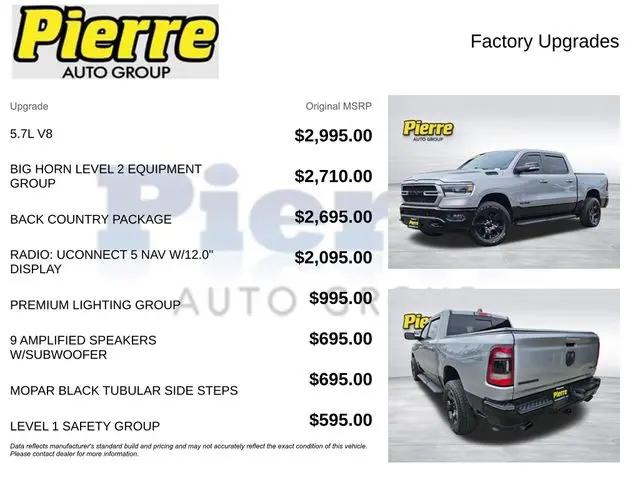 2022 Ram 1500 Big Horn Crew Cab 4x4 5'7" Box