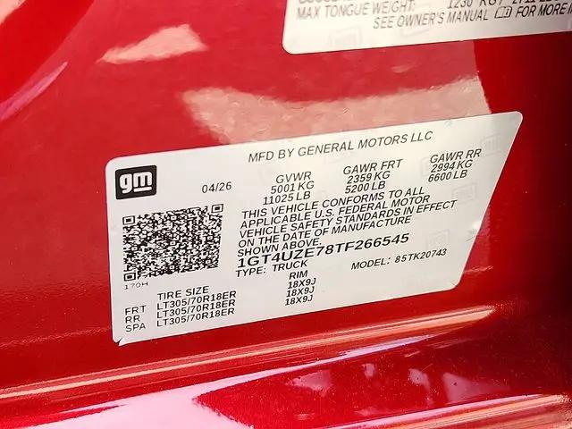 2026 GMC Sierra 2500HD Crew Cab, Standard Bed, AT4X, 4WD