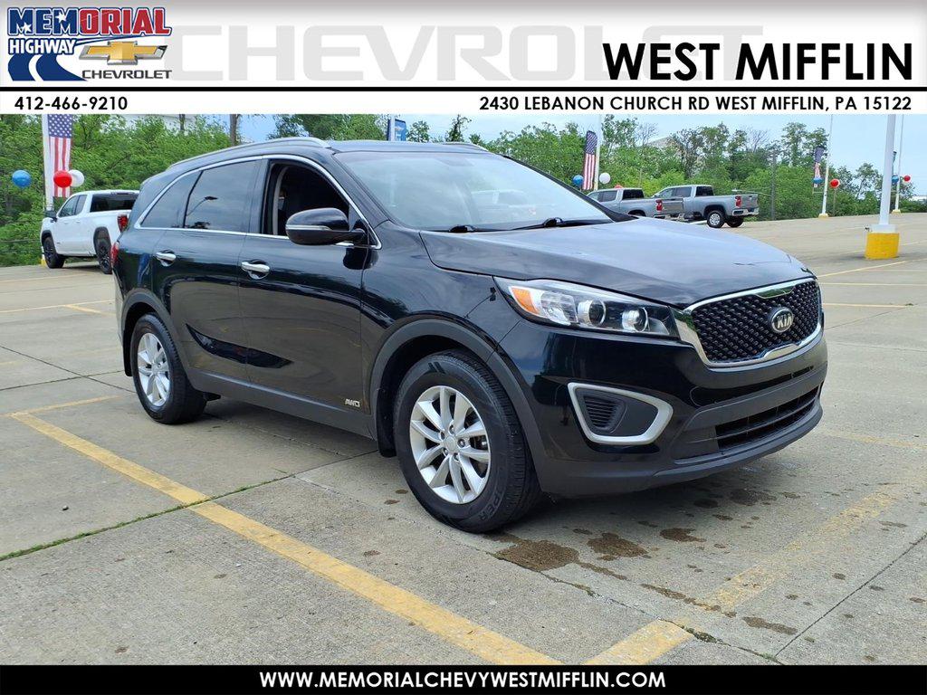 Ebony Black 2018 Kia Sorento LX AWD SUV / Crossover All-Wheel Drive Automatic
