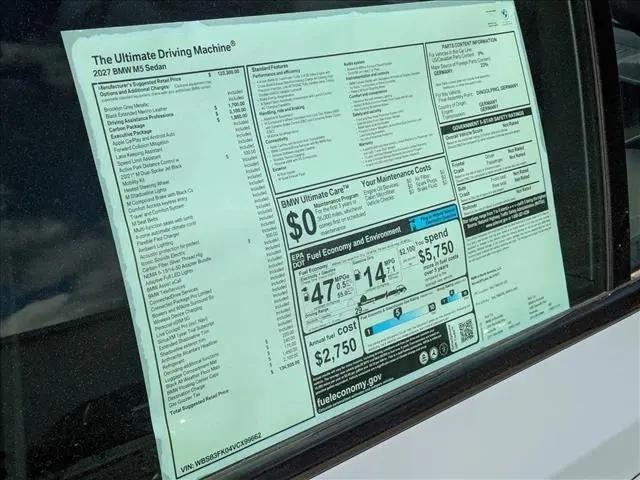 2027 BMW M5 Standard