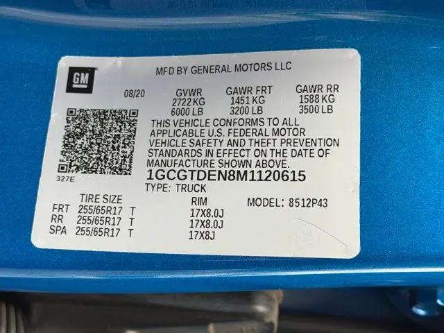 2021 Chevrolet Colorado 4WD Crew Cab Short Box Z71
