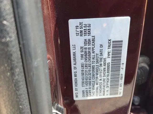 2020 Honda Ridgeline RTL-E