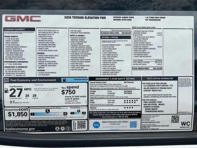 2026 GMC Terrain FWD Elevation