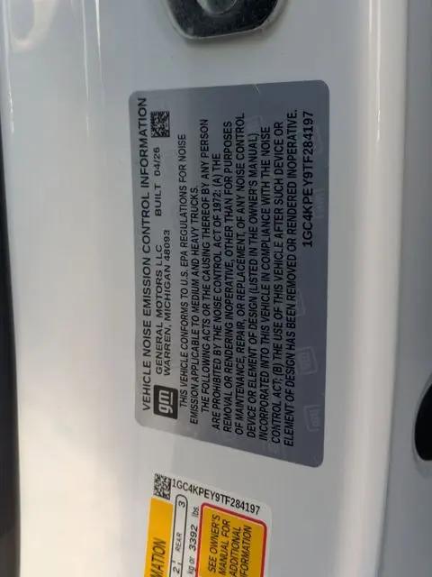 2026 Chevrolet Silverado 2500HD Crew Cab, Standard Bed, LTZ, 4WD