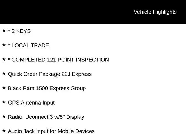2018 Ram 1500 Express Crew Cab 4x2 5'7" Box