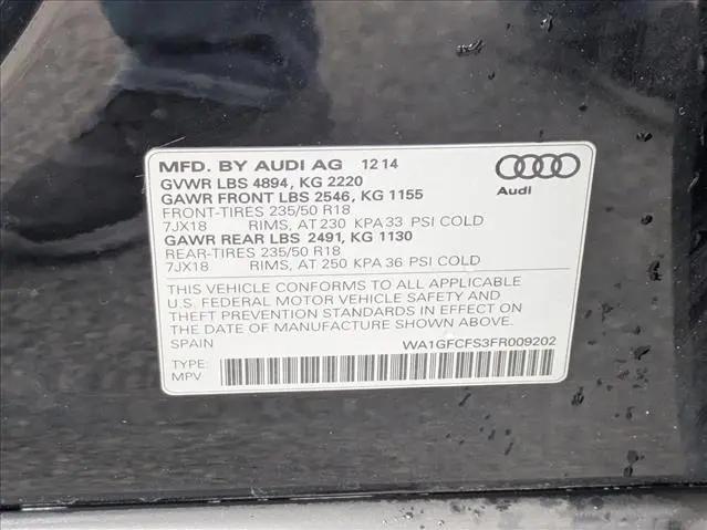 2015 Audi Q3 2.0T Premium Plus