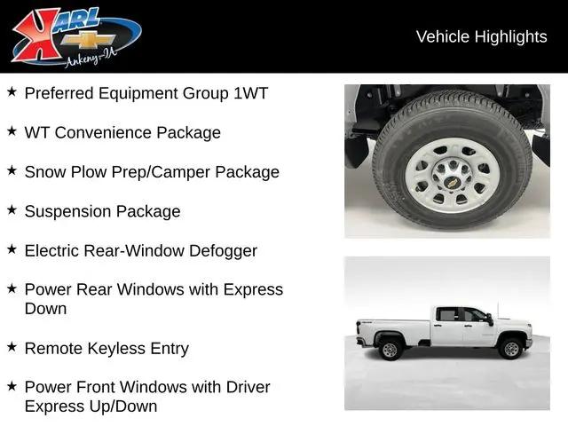 2026 Chevrolet Silverado 3500HD Crew Cab, Long Bed, WT Dual Rear Wheel, RWD