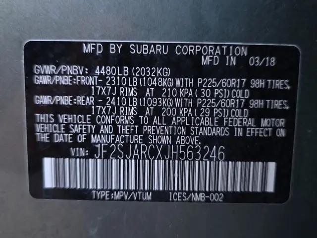 2018 Subaru Forester 2.5i Limited