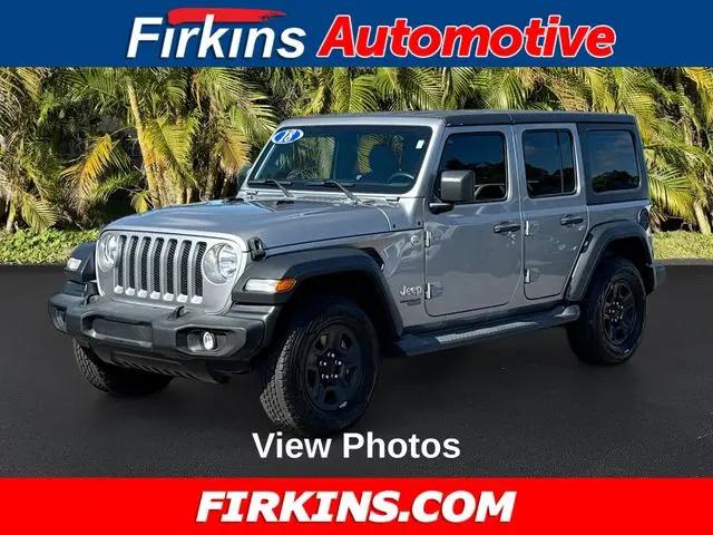 2018 Jeep Wrangler Unlimited Sport 4x4 for sale in Bradenton, FL