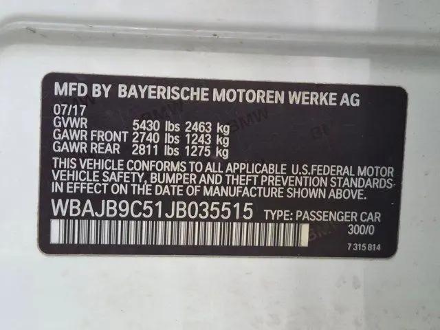 2018 BMW M5 xDrive
