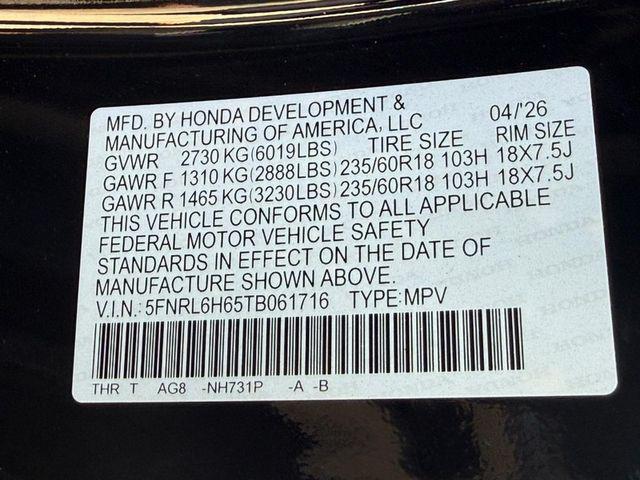 2026 Honda Odyssey EX-L
