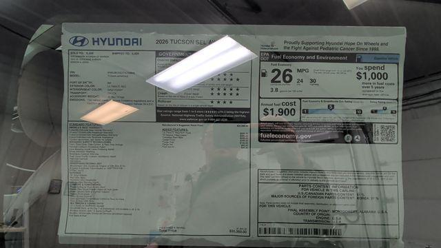 2026 Hyundai Tucson SEL