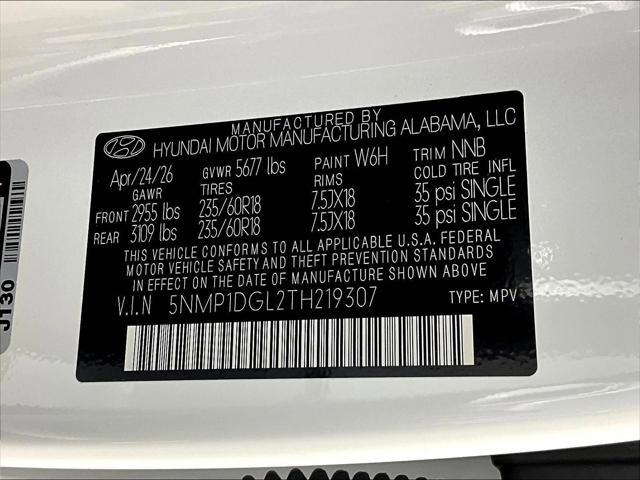 2026 Hyundai Santa Fe SE