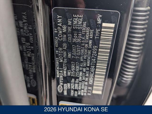 2026 Hyundai Kona SE