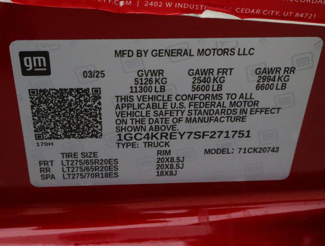 2025 Chevrolet Silverado 2500HD 4WD Crew Cab Standard Bed High Country