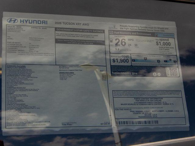 2026 Hyundai Tucson XRT