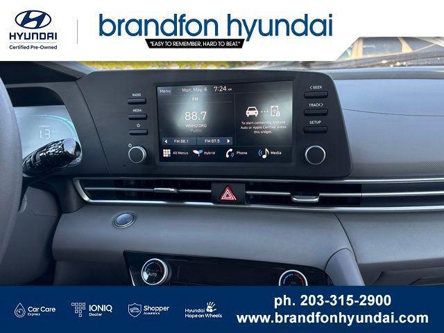 2026 Hyundai Elantra Hybrid Blue