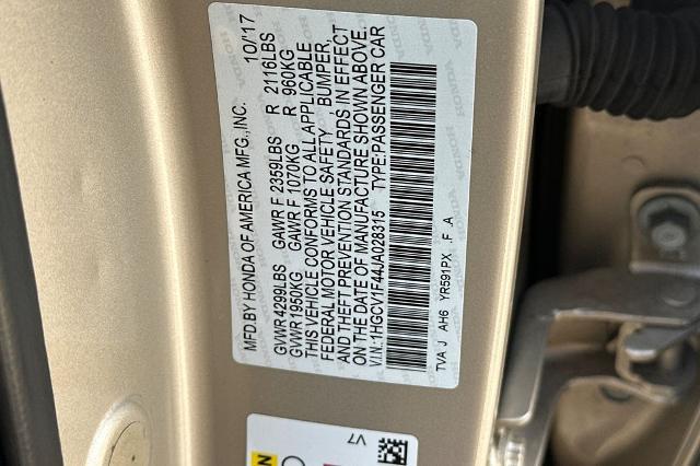 2018 Honda Accord EX