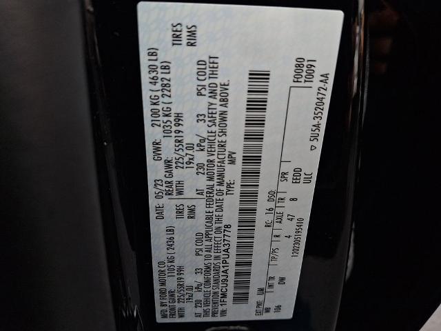2023 Ford Escape Platinum
