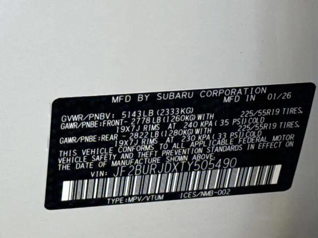 2026 Subaru Outback Touring XT