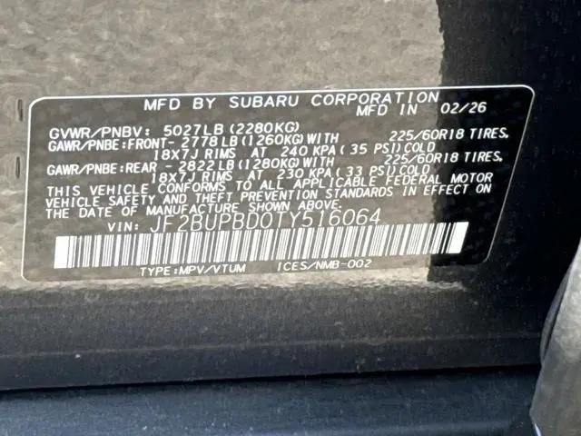 2026 Subaru Outback Premium