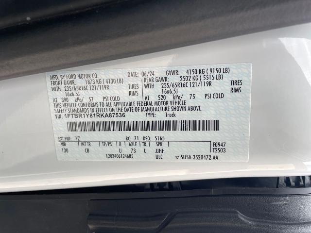 2024 Ford Transit Cargo Van Base