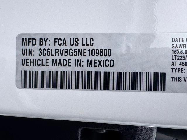 2022 Ram ProMaster Cargo Van High Roof 136" WB