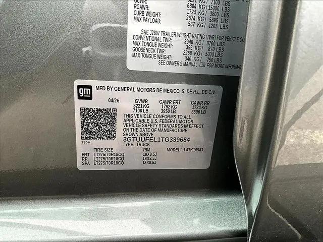 2026 GMC Sierra 1500 Crew Cab, Short Bed, AT4X, 4WD