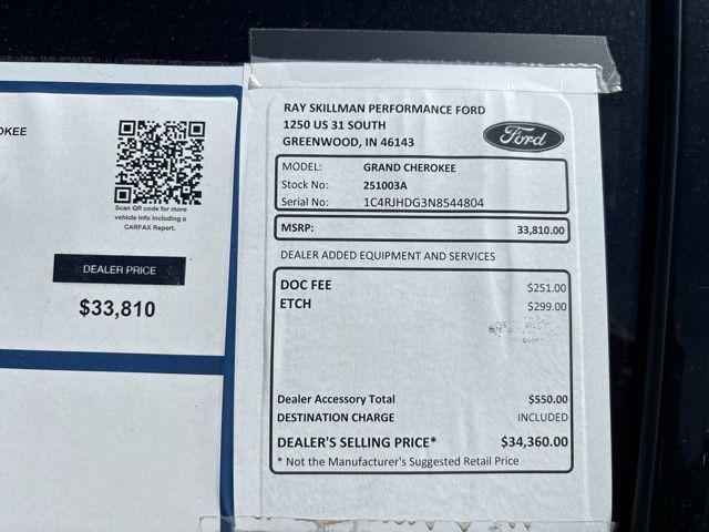2022 Jeep Grand Cherokee Overland 4x4