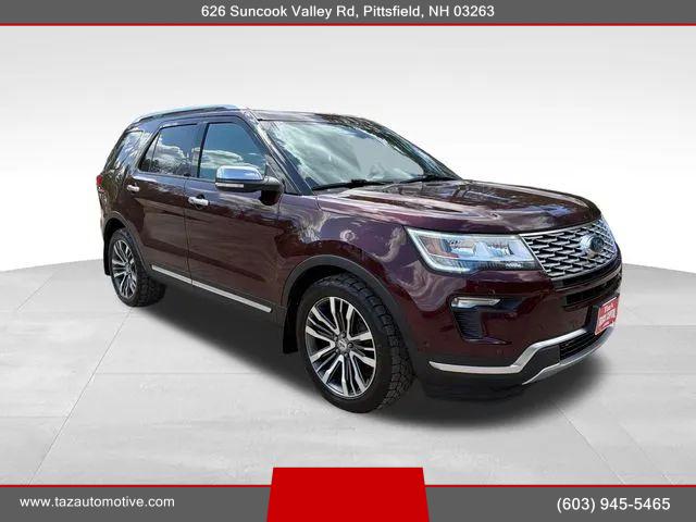 2018 Ford Explorer Platinum for sale in Pittsfield, NH