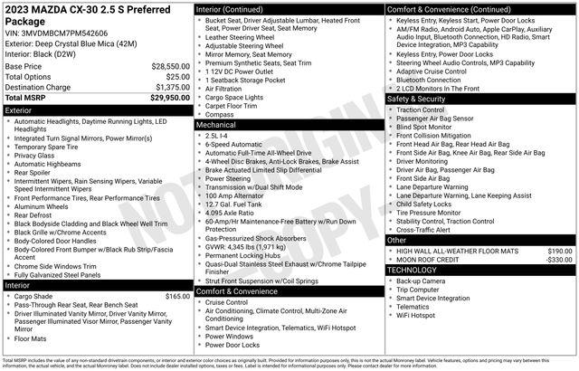 2023 Mazda CX-30 2.5 S Preferred