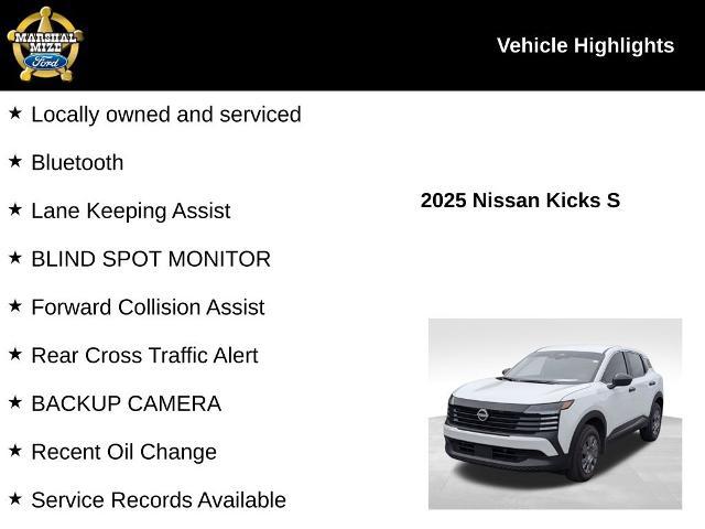 2025 Nissan Kicks S FWD